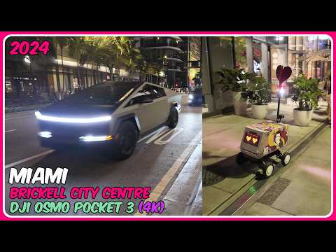 🌙 Recorriendo Miami Brickell Centre 🌙 Testing DJI Osmo Pocket 3 (4K) sin Filtros. Downtown Miami