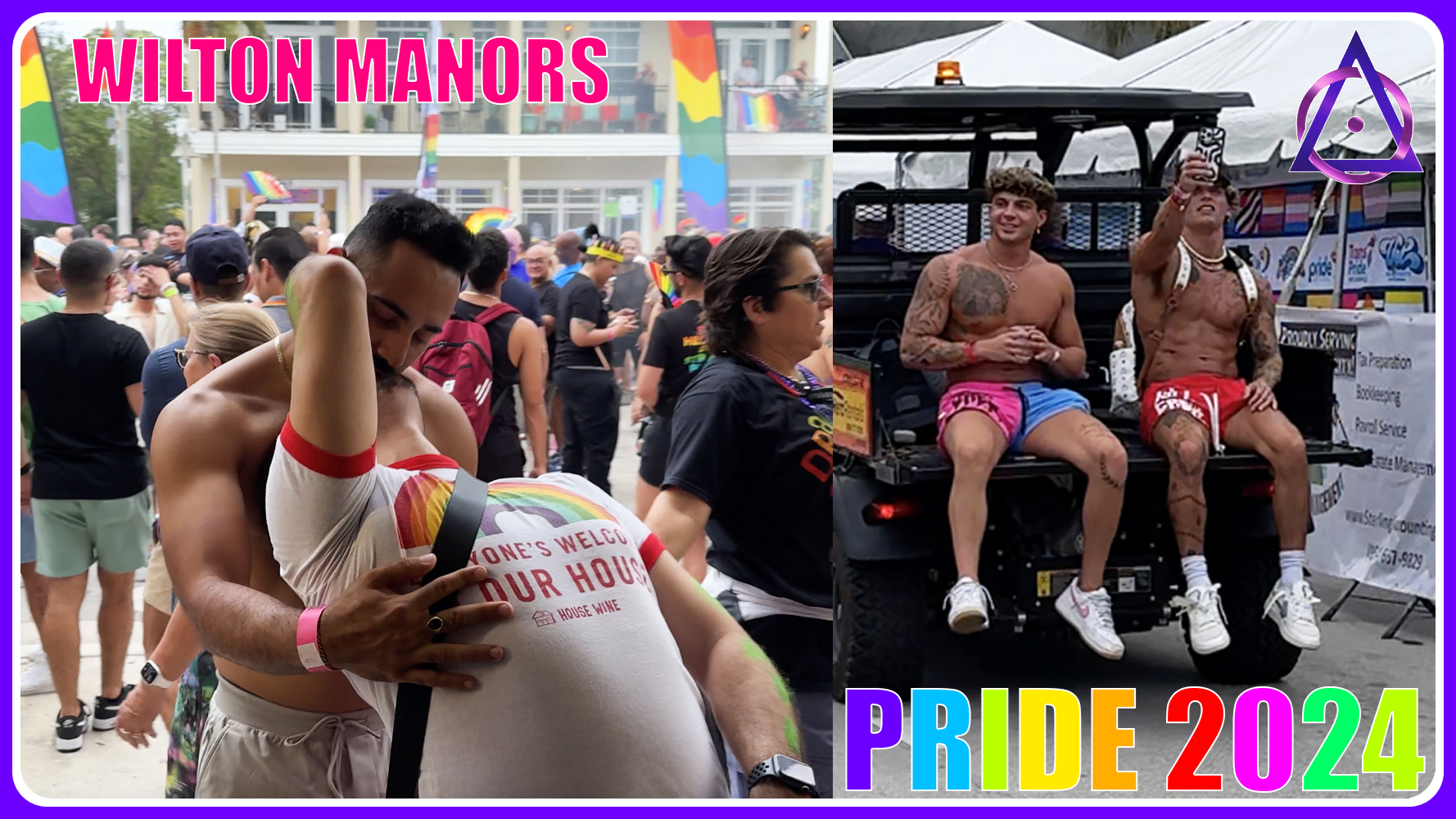 Celebración Pride en Wilton Manors, Florida