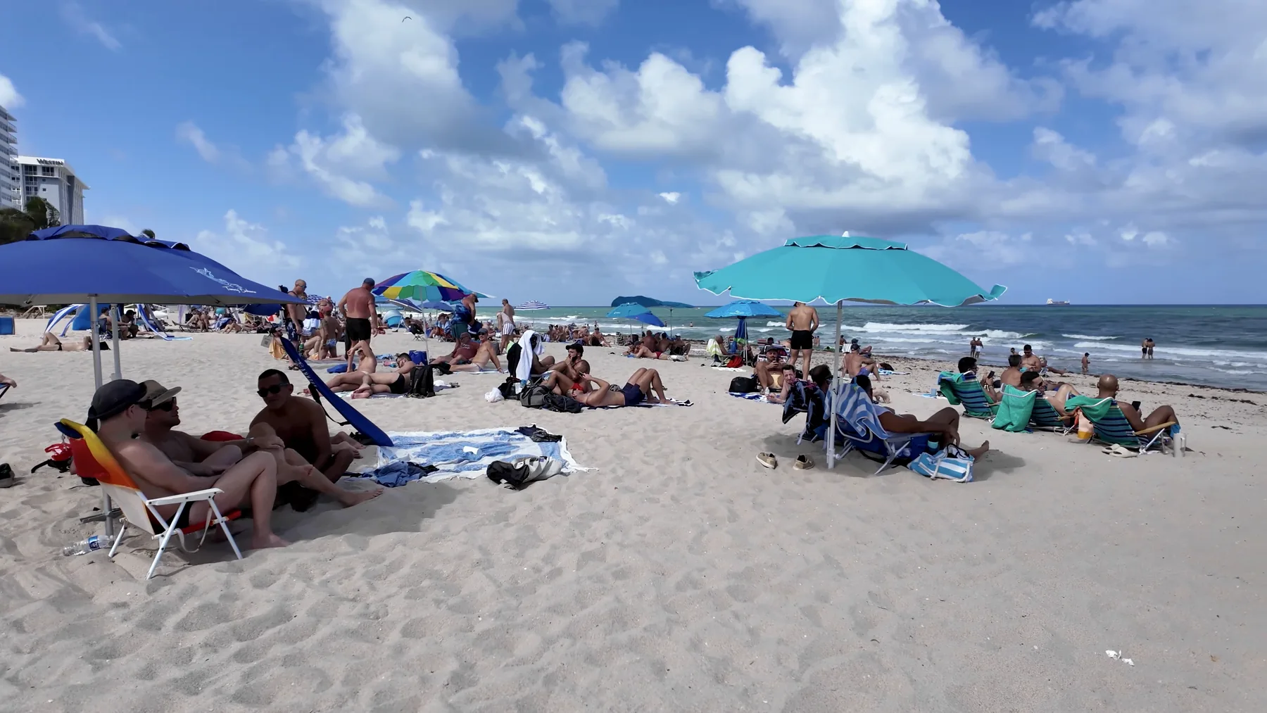 Playa de Sebastian Street en Fort Lauderdale durante el recorrido