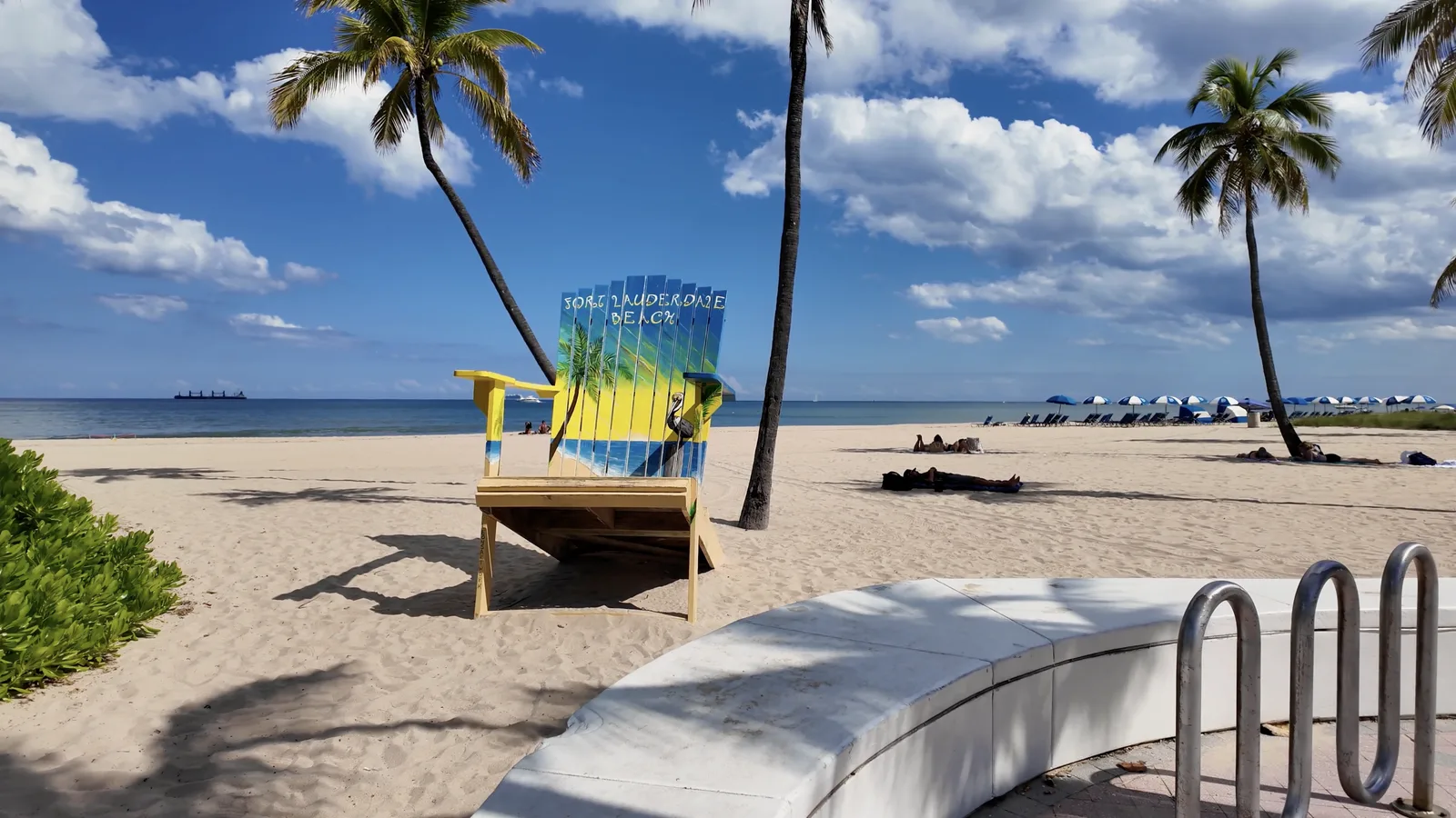 Silla de Fort Lauderdale y tramo sur de la playa — captura 1 del recorrido de Ricardo