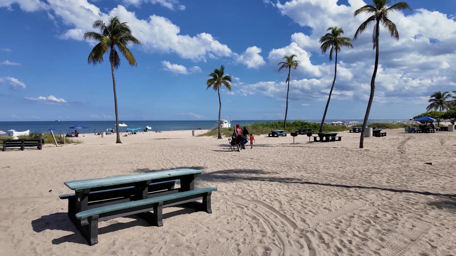 Mesas, parrillas y reuniones en Fort Lauderdale Beach Park — captura 7 del recorrido de Ricardo