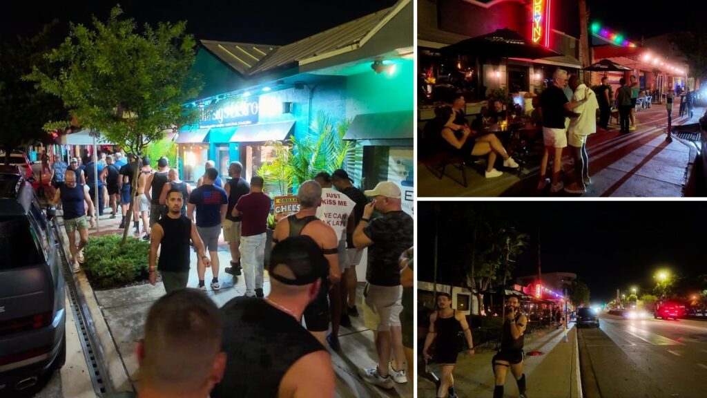 Wilton Manors un sábado de noche: Eagle, Hunters y Wilton Drive