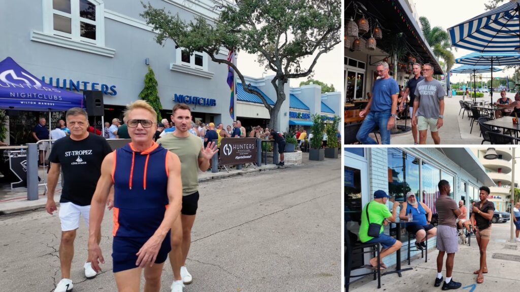 Wilton Manors un viernes: de las 6:30 p. m. a la noche en Wilton Drive