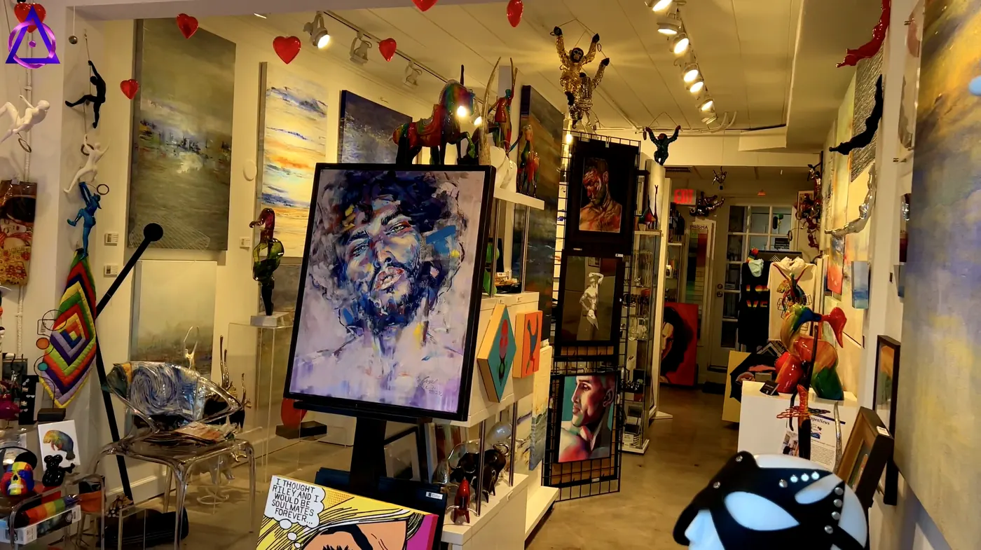 Galería y tienda de arte en Wilton Manors